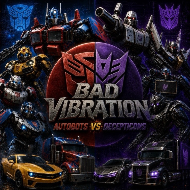 Bad Vibration Autobots vs Decepticons Series