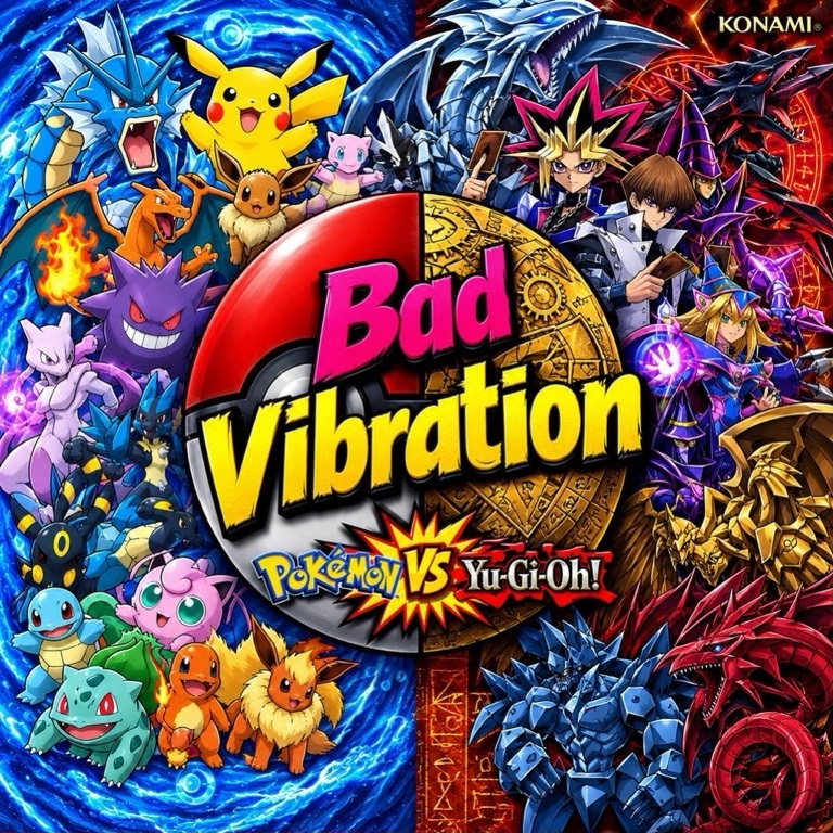 Bad Vibration Pokémon vs Yu-Gi-Oh! Series